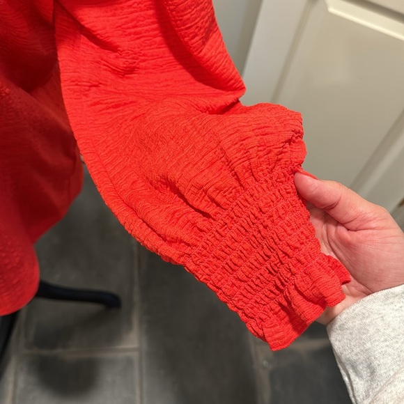 NWOT—Size Small Calvin Klein Red Top - Picture 3 of 3